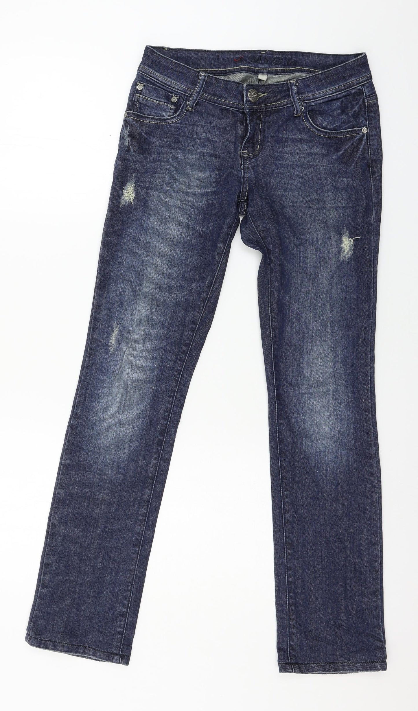 Womens UK Size 26 in Amisu Regular Fit Straight Blue Jeans