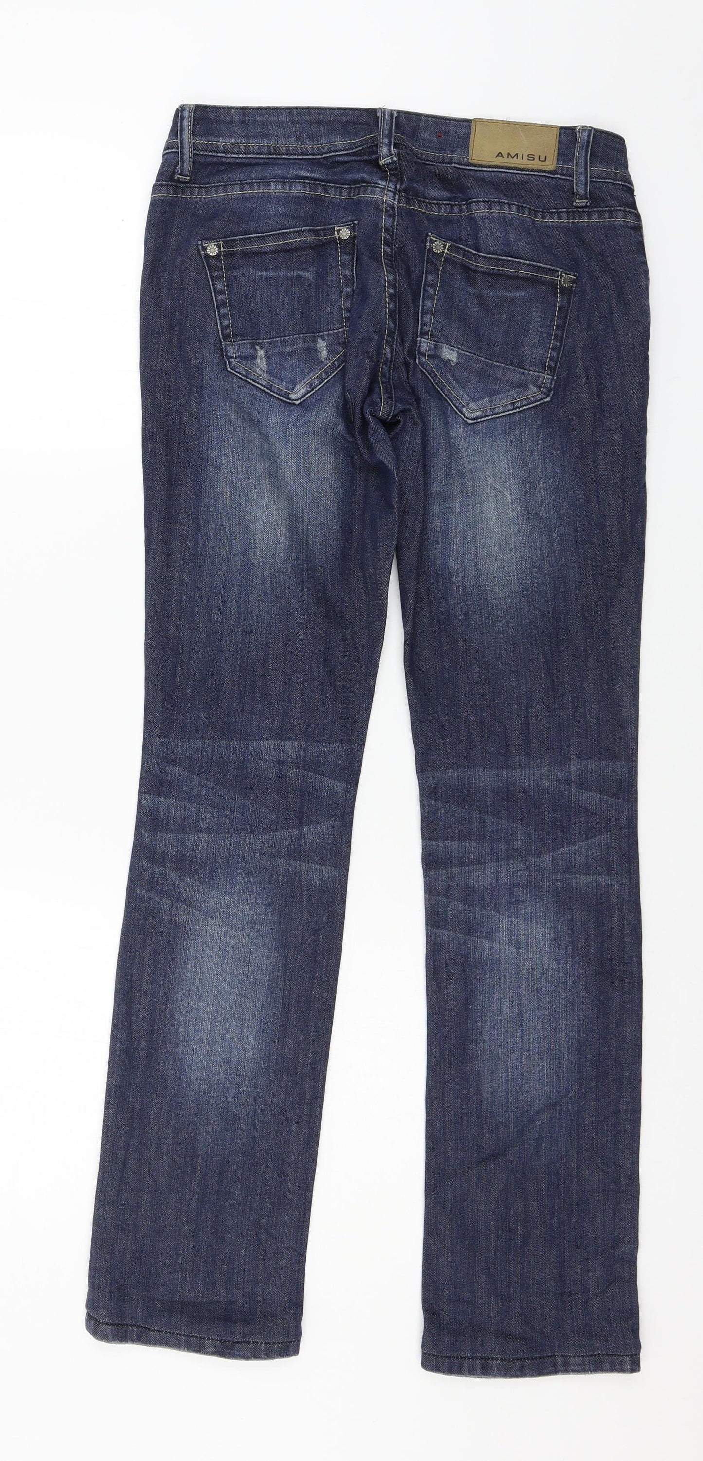 Womens UK Size 26 in Amisu Regular Fit Straight Blue Jeans