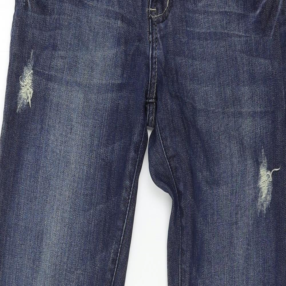 Womens UK Size 26 in Amisu Regular Fit Straight Blue Jeans