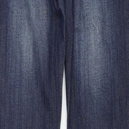Womens UK Size 26 in Amisu Regular Fit Straight Blue Jeans