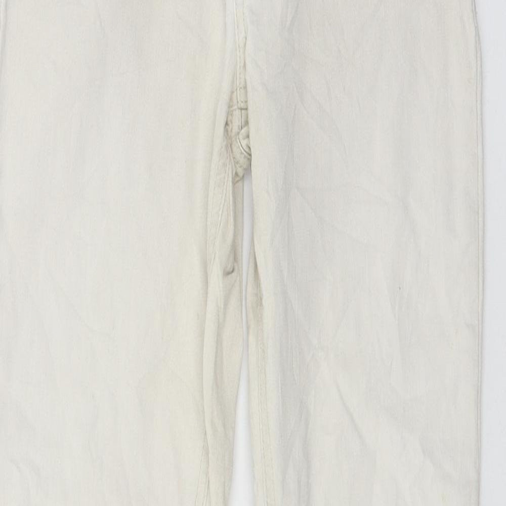 Womens UK Size 28 in MAC Jeans Regular Fit Skinny Beige Jeans