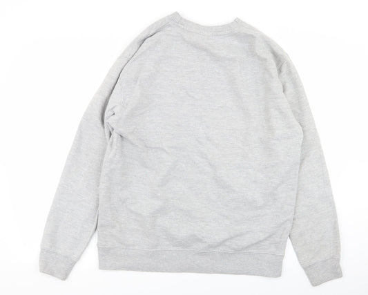 Awdis Mens Grey   Pullover Jumper Size L