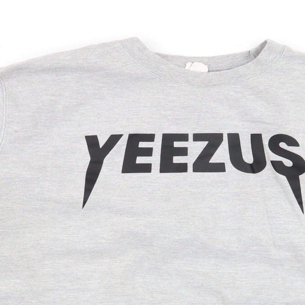 Awdis Mens Grey   Pullover Jumper Size L