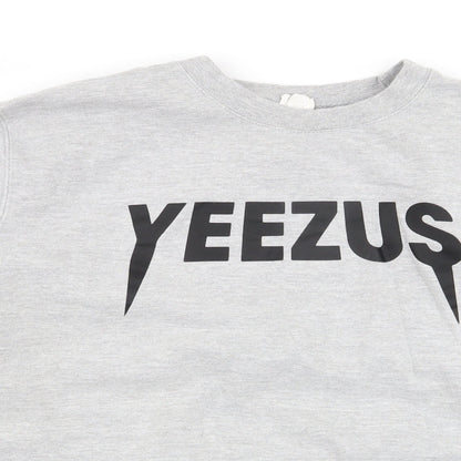 Awdis Mens Grey   Pullover Jumper Size L