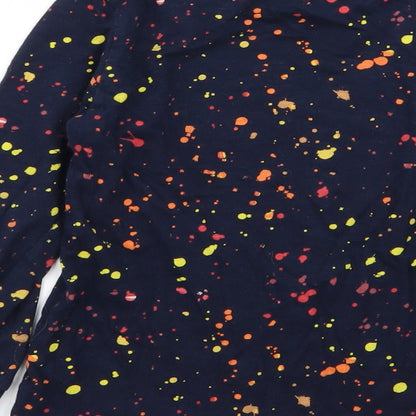 NEXT Girls Blue Polka Dot  Basic T-Shirt Size 5 Years