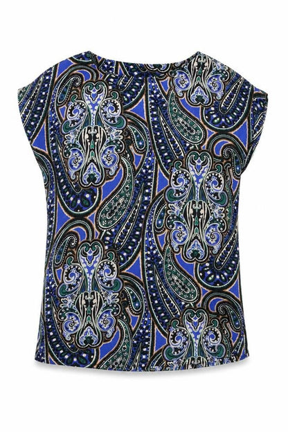 Womens UK Size 8 NEXT Multicoloured Basic Blouse