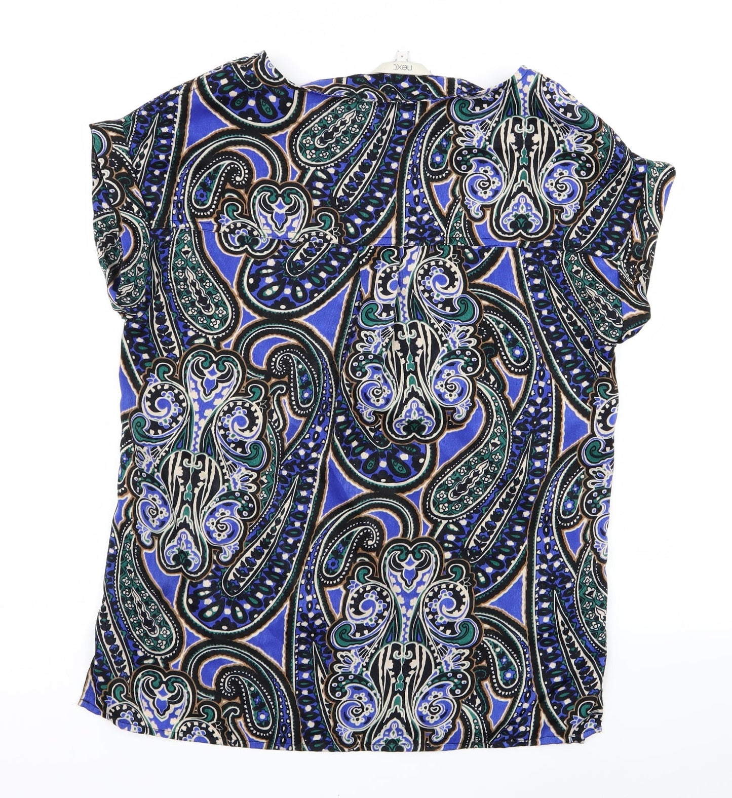 Womens UK Size 8 NEXT Multicoloured Basic Blouse