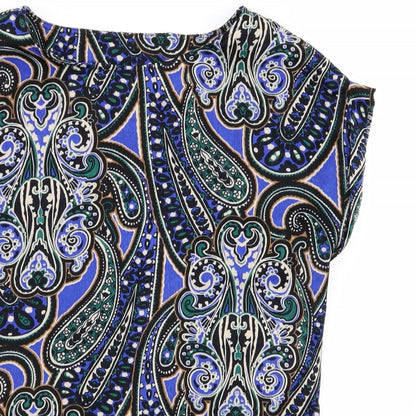 Womens UK Size 8 NEXT Multicoloured Basic Blouse