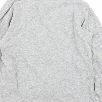 Asda George Boys Grey   Basic T-Shirt Size 5-6 Years