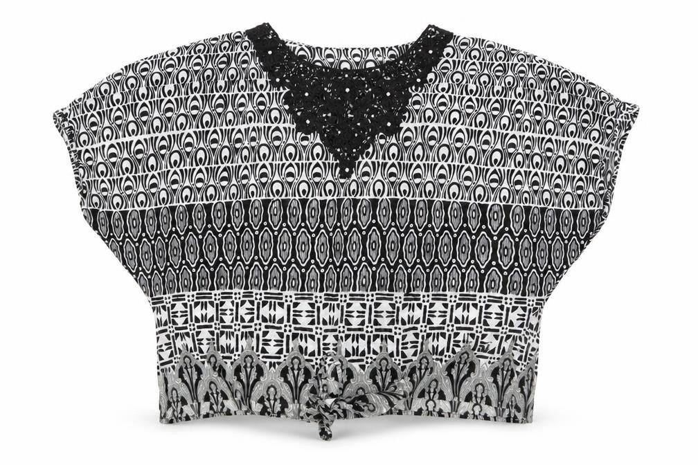 Womens UK Size 14 Annabelle Multicoloured Basic Blouse