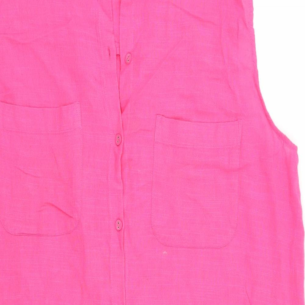 M&S Womens Pink   Fit & Flare  Size 14