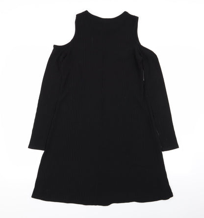 Boohoo Womens Black   Fit & Flare  Size 8