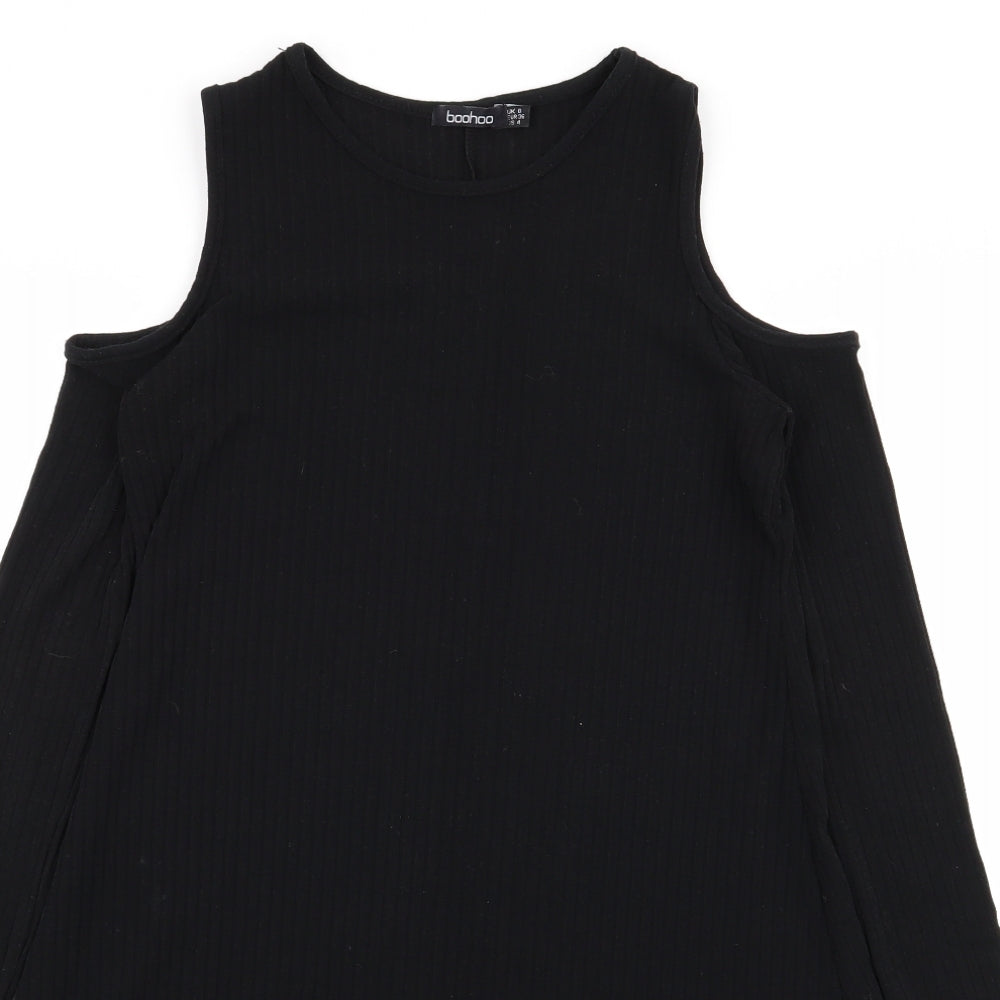 Boohoo Womens Black   Fit & Flare  Size 8