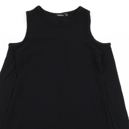 Boohoo Womens Black   Fit & Flare  Size 8