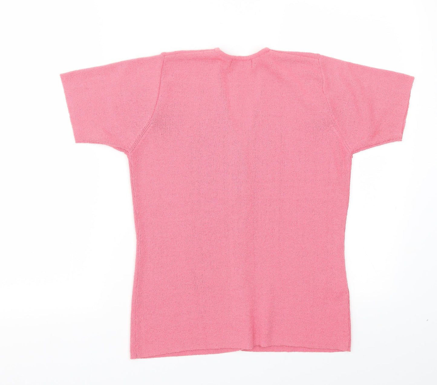 Womens UK Size L Joie de Vivre Pink Cardigan Jumper