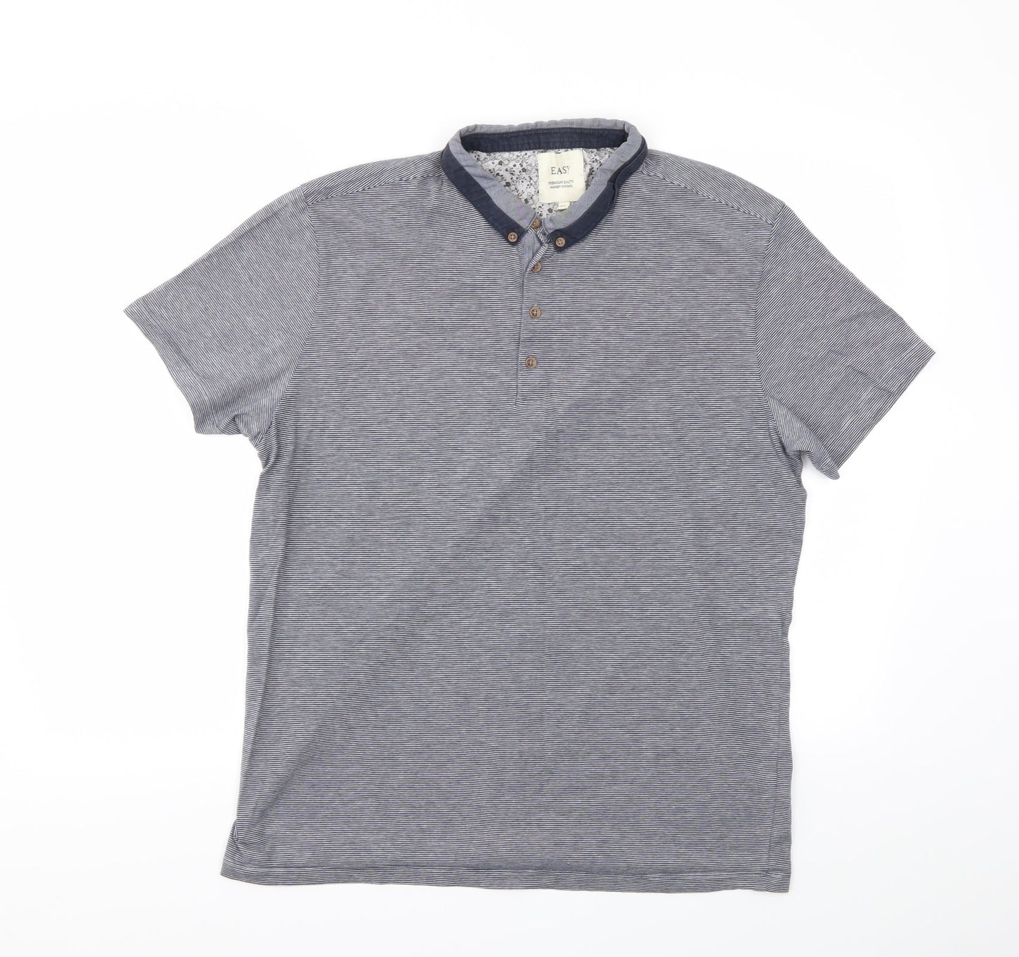 Easy Mens Blue    Polo Size XL