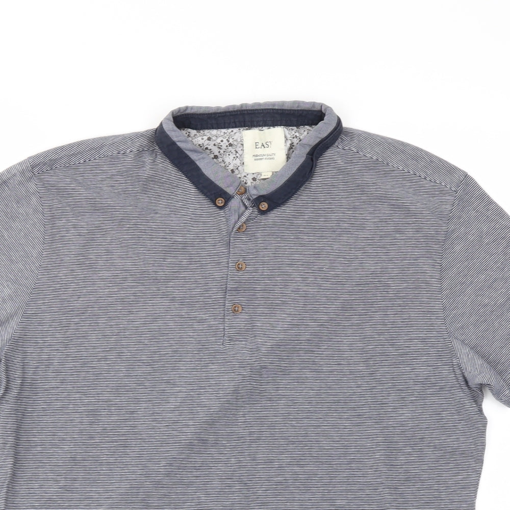 Easy Mens Blue    Polo Size XL