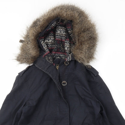 NEW LOOK  Womens Black   Jacket Coat Size 8