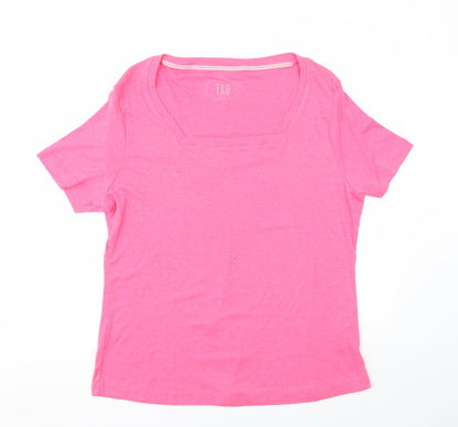 TRU Womens Pink   Basic T-Shirt Size L