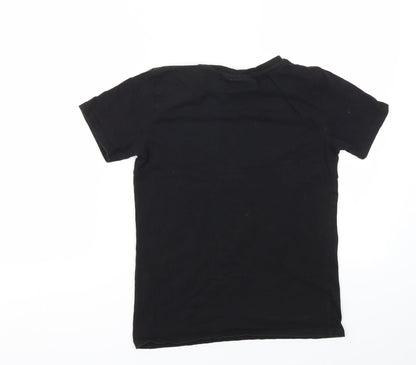 Primark Boys Black   Basic T-Shirt Size 2XS