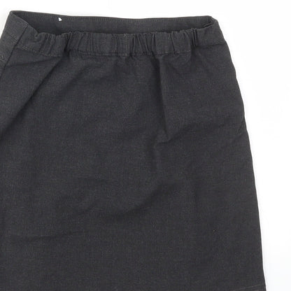 M&S Girls Grey   Flare Skirt Size 9 Years