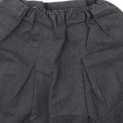 M&S Girls Grey   Flare Skirt Size 9 Years