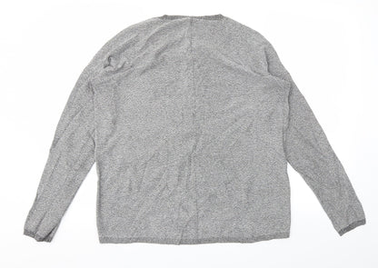 Womens UK Size M Preworn Grey Pullover Jumper