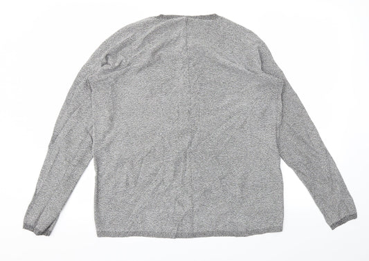 Womens UK Size M Preworn Grey Pullover Jumper