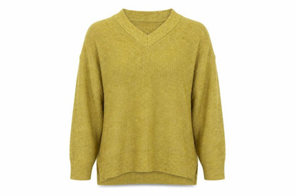 M&S Womens Yellow   Pullover Jumper Size L