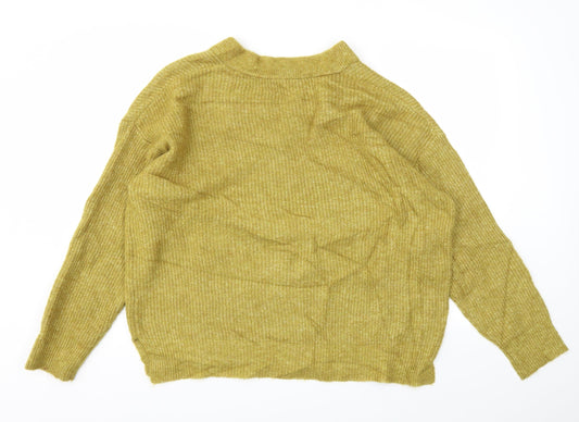 M&S Womens Yellow   Pullover Jumper Size L