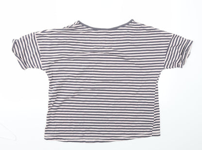 Womens UK Size 14 Debenhams Multicoloured Basic T-Shirt