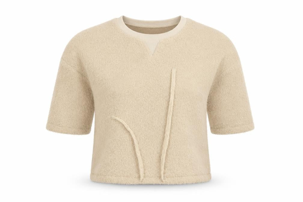 Womens UK Size S Preworn Beige Pullover Jumper