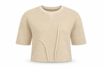 Womens UK Size S Preworn Beige Pullover Jumper