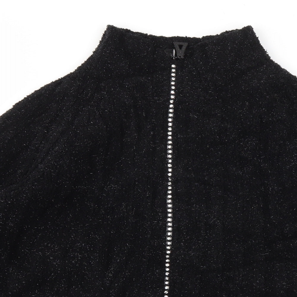 Womens UK Size M Roman Black Cardigan Jumper