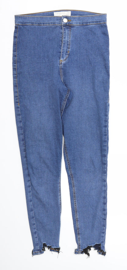 Topshop Womens Blue   Skinny Jeans Size 30 L30 in
