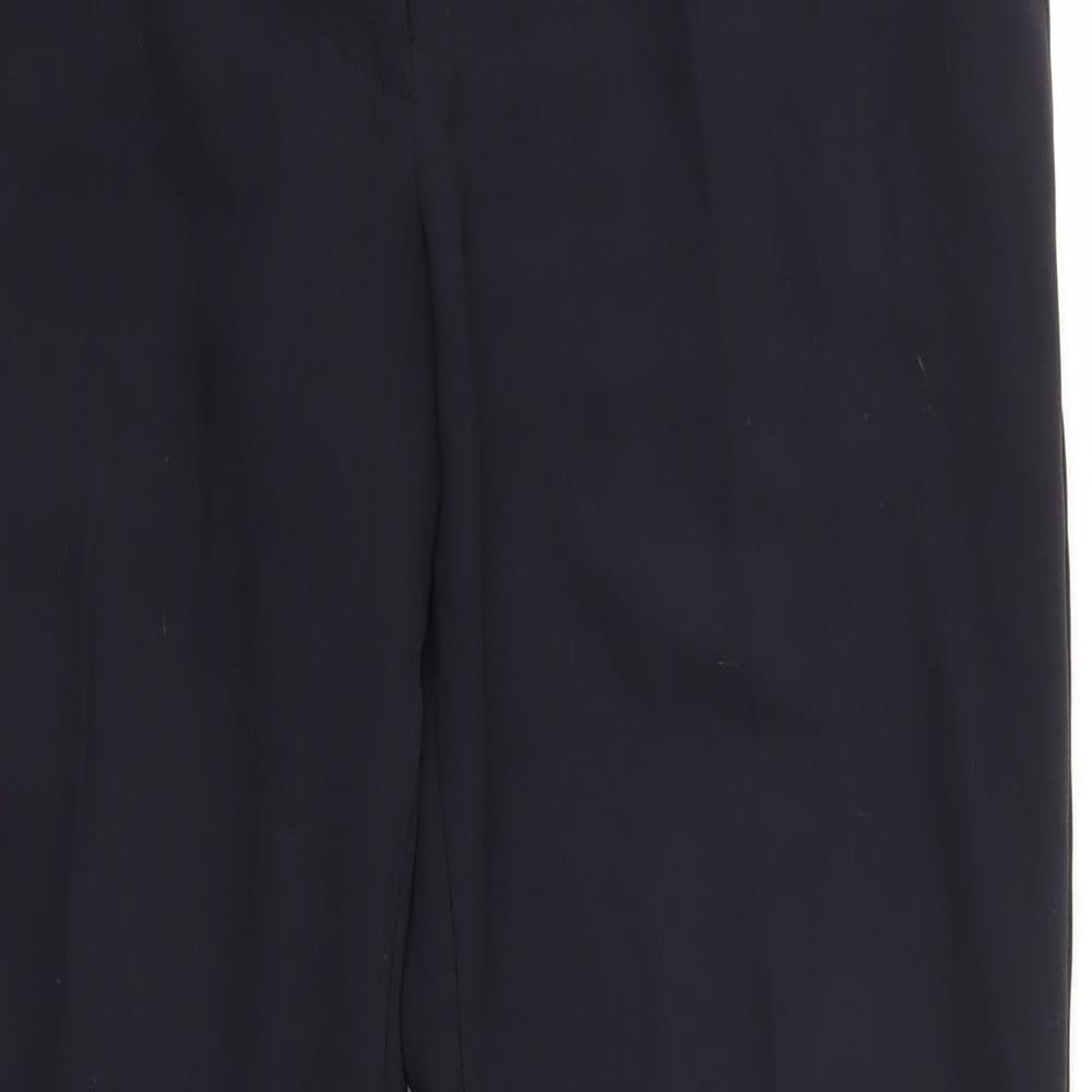 Womens UK Size 12 Preworn Regular Fit  Blue Trousers