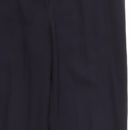 Womens UK Size 12 Preworn Regular Fit  Blue Trousers