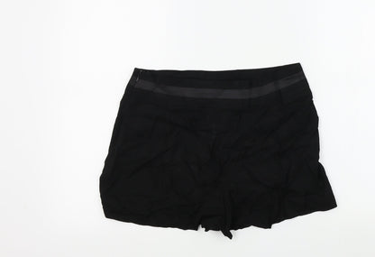 Lipsy Womens Black Colourblock  Bermuda Shorts Size 10