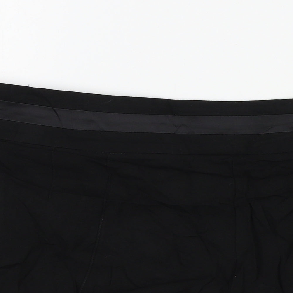 Lipsy Womens Black Colourblock  Bermuda Shorts Size 10