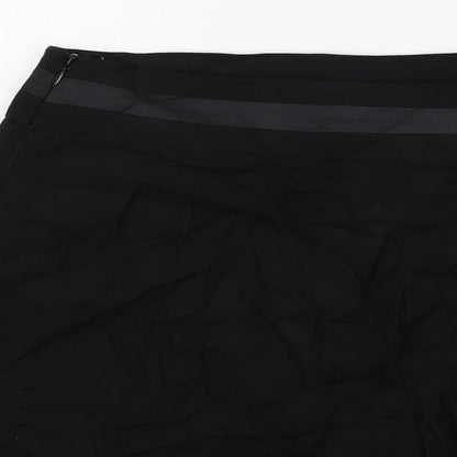 Lipsy Womens Black Colourblock  Bermuda Shorts Size 10