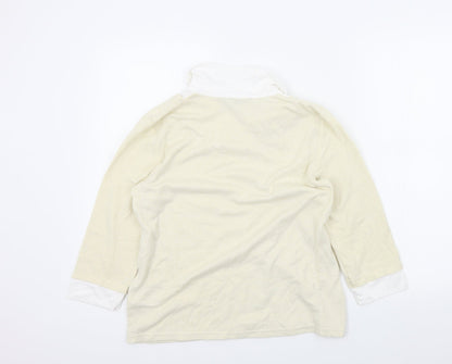 Womens UK Size 10 Bonmarché Beige Pullover Jumper