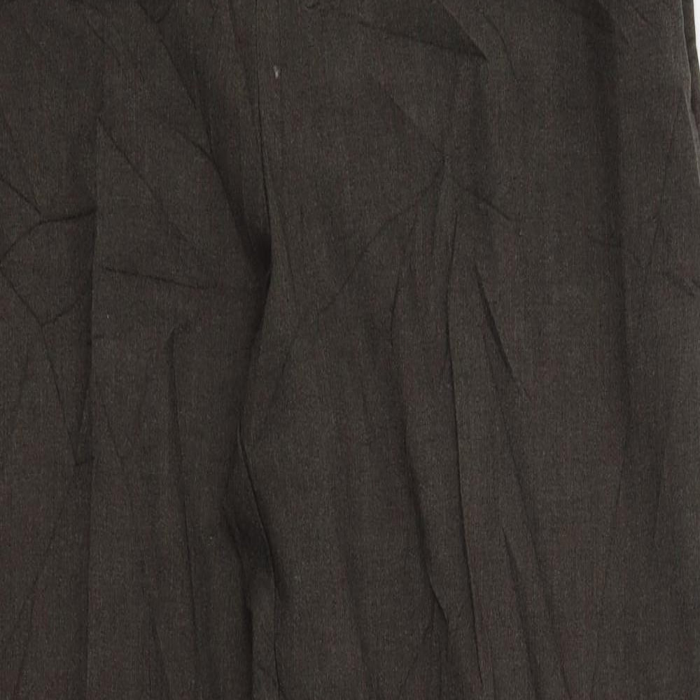 M&S Womens Brown   Trousers  Size 14 L28 in