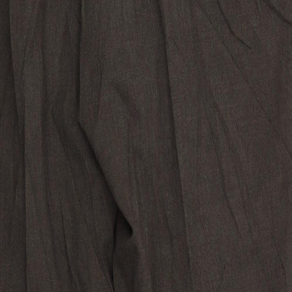 M&S Womens Brown   Trousers  Size 14 L28 in