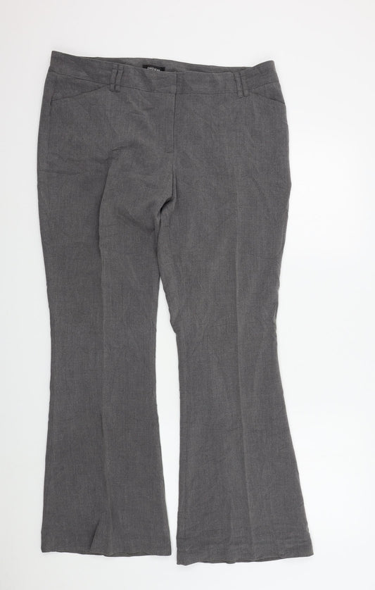 Womens UK Size 16 Papaya Regular Fit  Grey Trousers