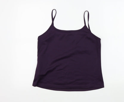 collection Womens Purple   Basic T-Shirt Size 12