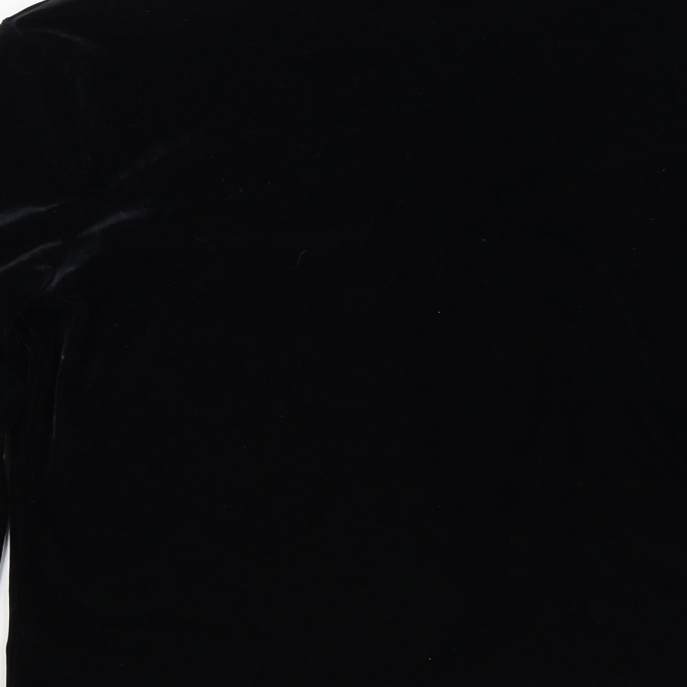 Womens UK Size 14 M&S Black Cape Jumper
