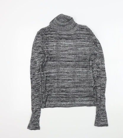 Womens UK Size 12 Topshop Grey Pullover Jumper