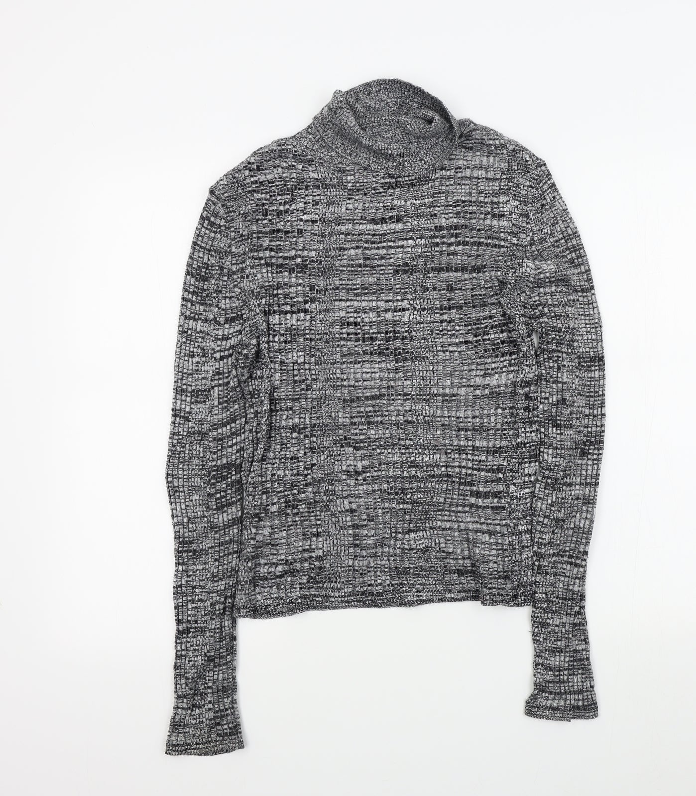 Womens UK Size 12 Topshop Grey Pullover Jumper