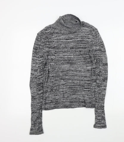 Womens UK Size 12 Topshop Grey Pullover Jumper