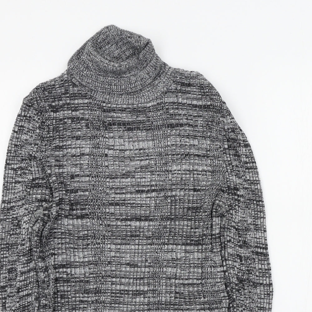 Womens UK Size 12 Topshop Grey Pullover Jumper